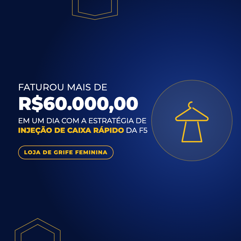 Loja de grife feminina faturou R$60 mil em um dia